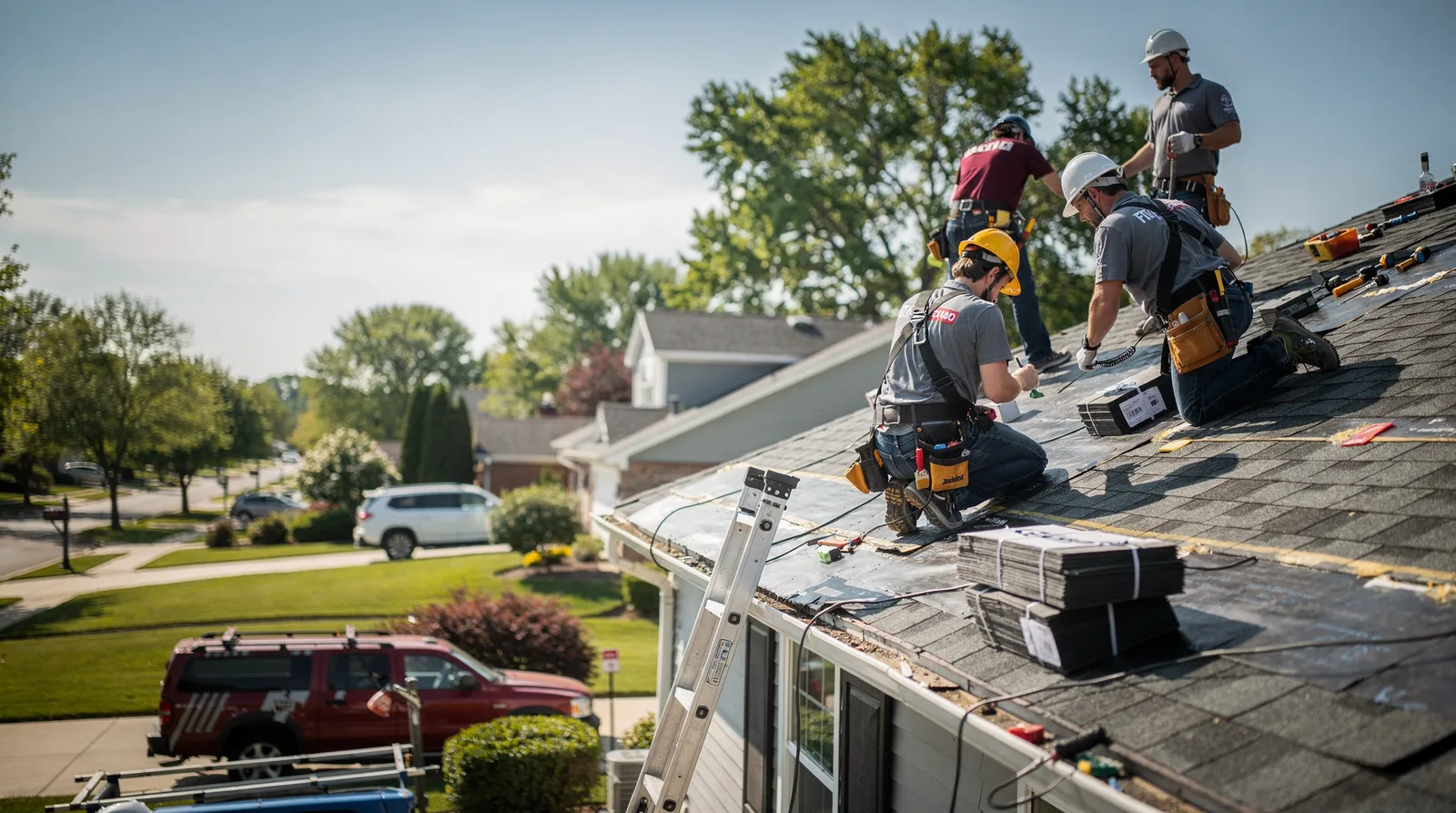 Roof Repair in Center Point, IA around you